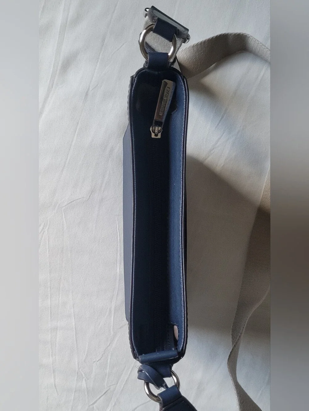 Michael Kors Jet Set Navy Small Crossbody Bag  Adjustable Strap. NWOT.